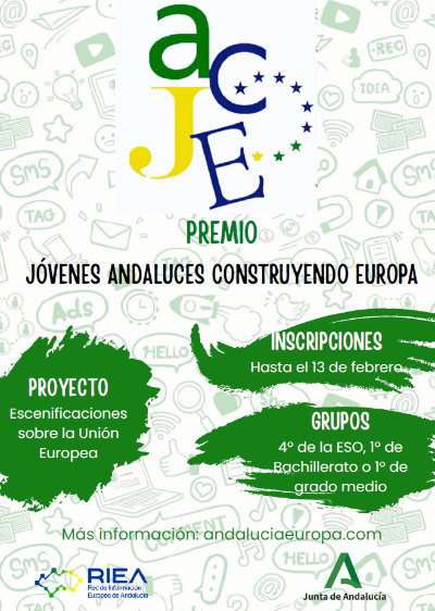 XX Edición del Premio Escolar JÓVENES ANDALUCES CONSTRUYENDO EUROPA-JACE