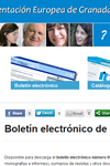 Bolet&iacute;n electr&oacute;nico Centro de Documentaci&oacute;n Europea de Granada